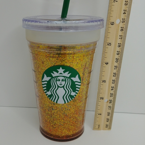 Starbucks 2011 Holiday Gold Glitter 16 oz Tumbler - Picture 8 of 8